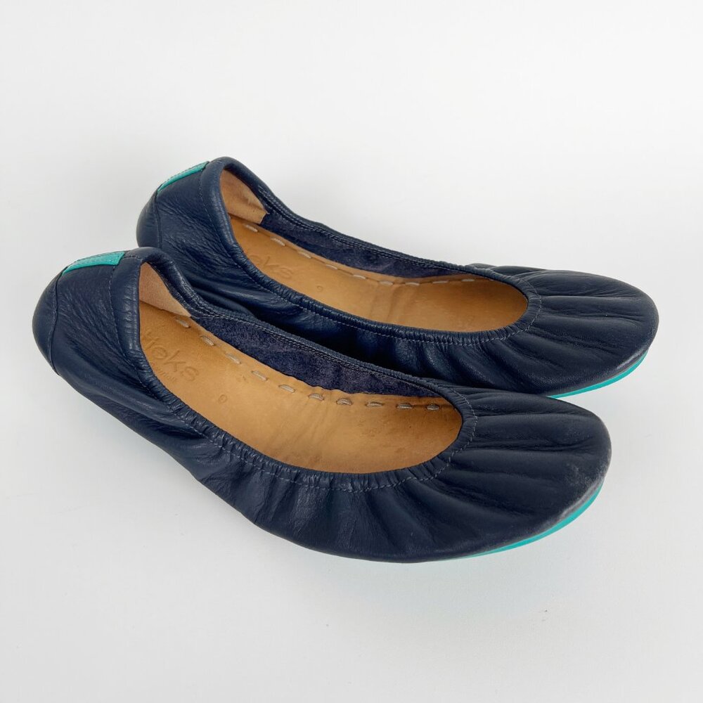 Tieks Foldable Ballet Flat Leather Slip On Travel Shoe Minimalist Comfortable - Picture 6 of 16